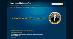 Desktop Screenshot of powersurgemarketing.com