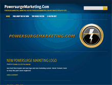 Tablet Screenshot of powersurgemarketing.com